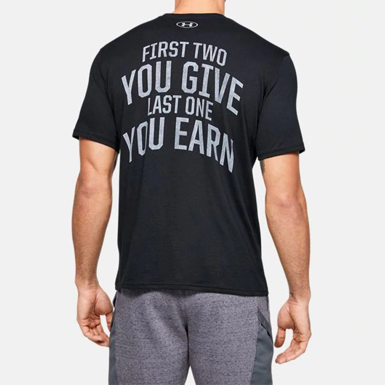 Men's Under Armour Project Rock BSR Short Sleeve Black 1351583-001