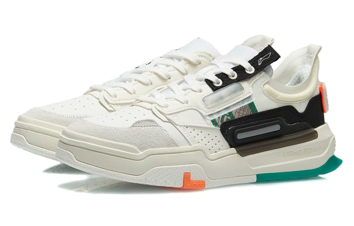 (WMNS) Li-Ning Geek 'White Black Green' AGCR154-1