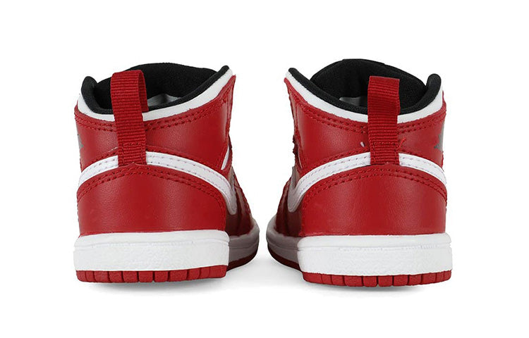 (TD) Air Jordan 1 Mid 'Red' 640735-605