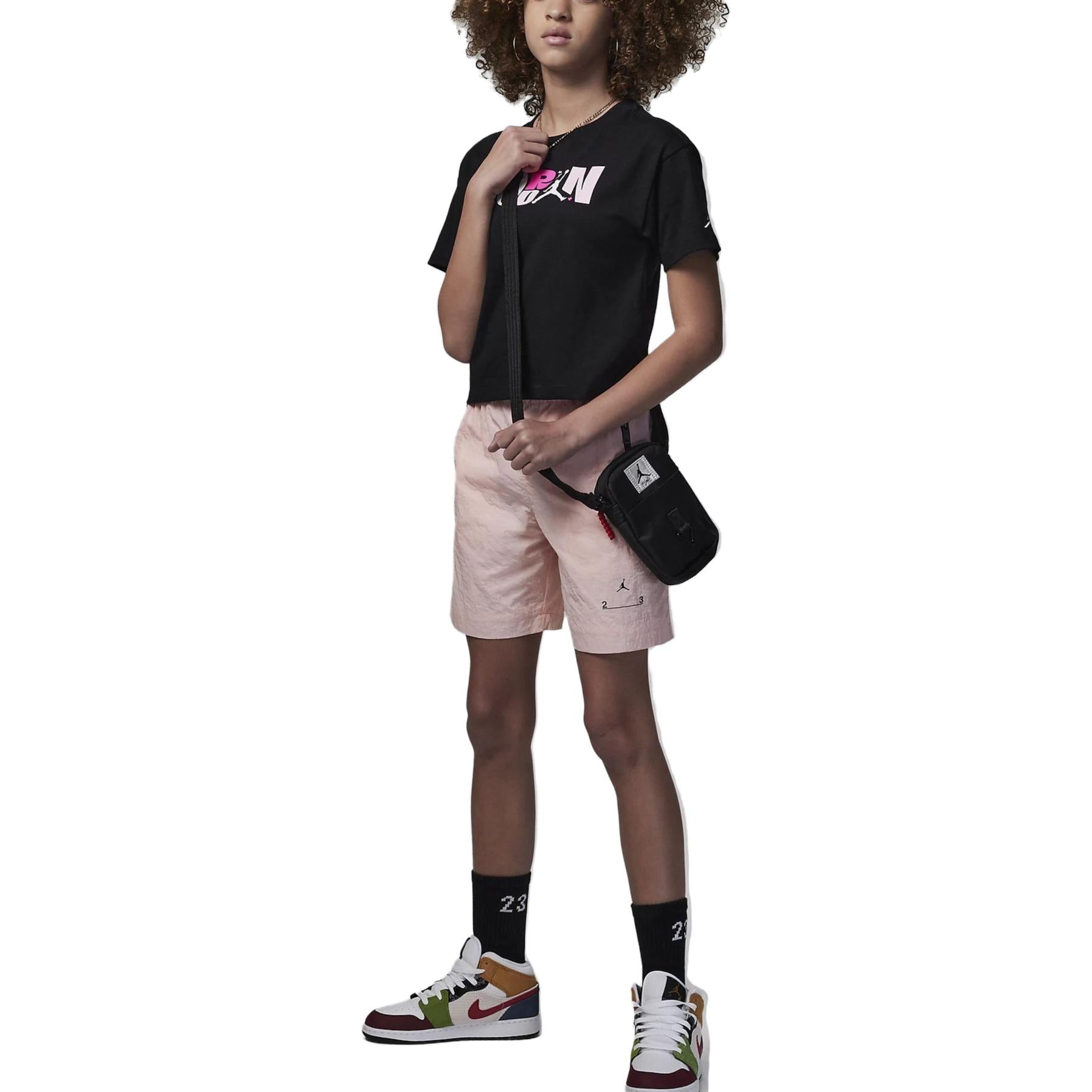 (GS) Air Jordan All Star T-Shirt 'Black' 45C604-023