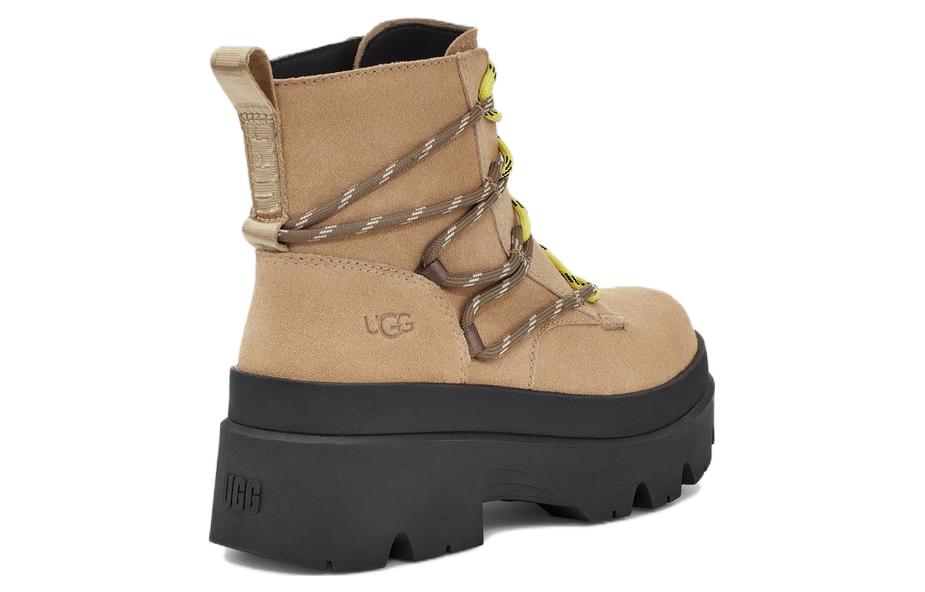 (WMNS) UGG Brisbane Lace Up Boot 'Mustard Seed' 1143841-MDSD