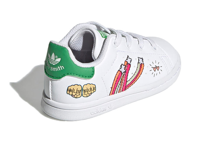 (TD) adidas originals Stan Smith 'White Green Orange' FX5978