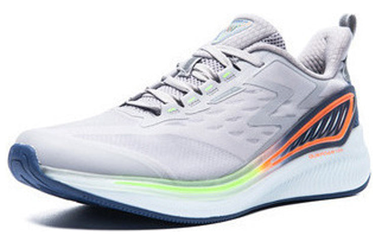 361 Degrees QU!K LITE Lightweight Breathable Running Shoes 'Grey White' 572032218-2