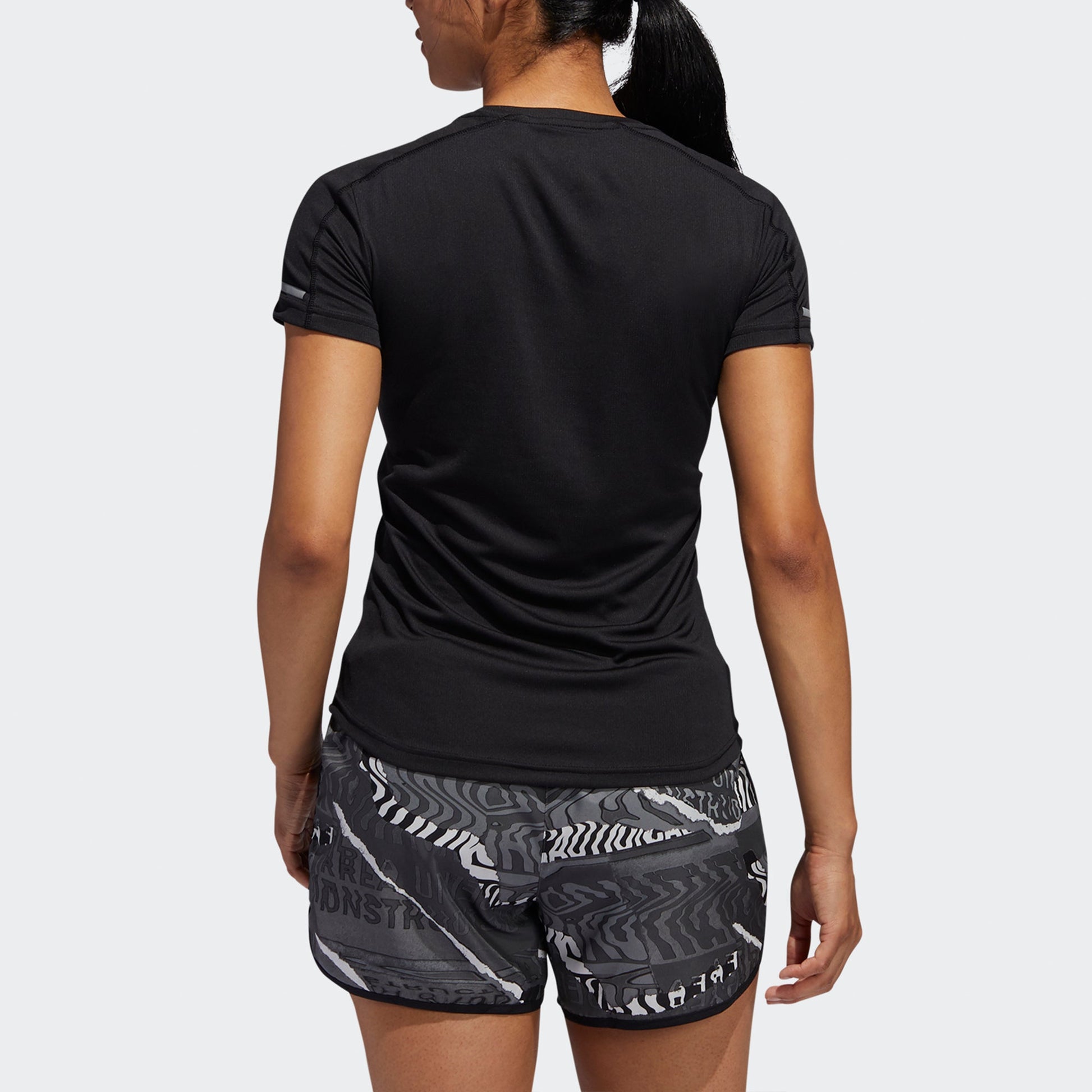 (WMNS) adidas Run It T-Shirt Asia Sizing 'Black' FL7802