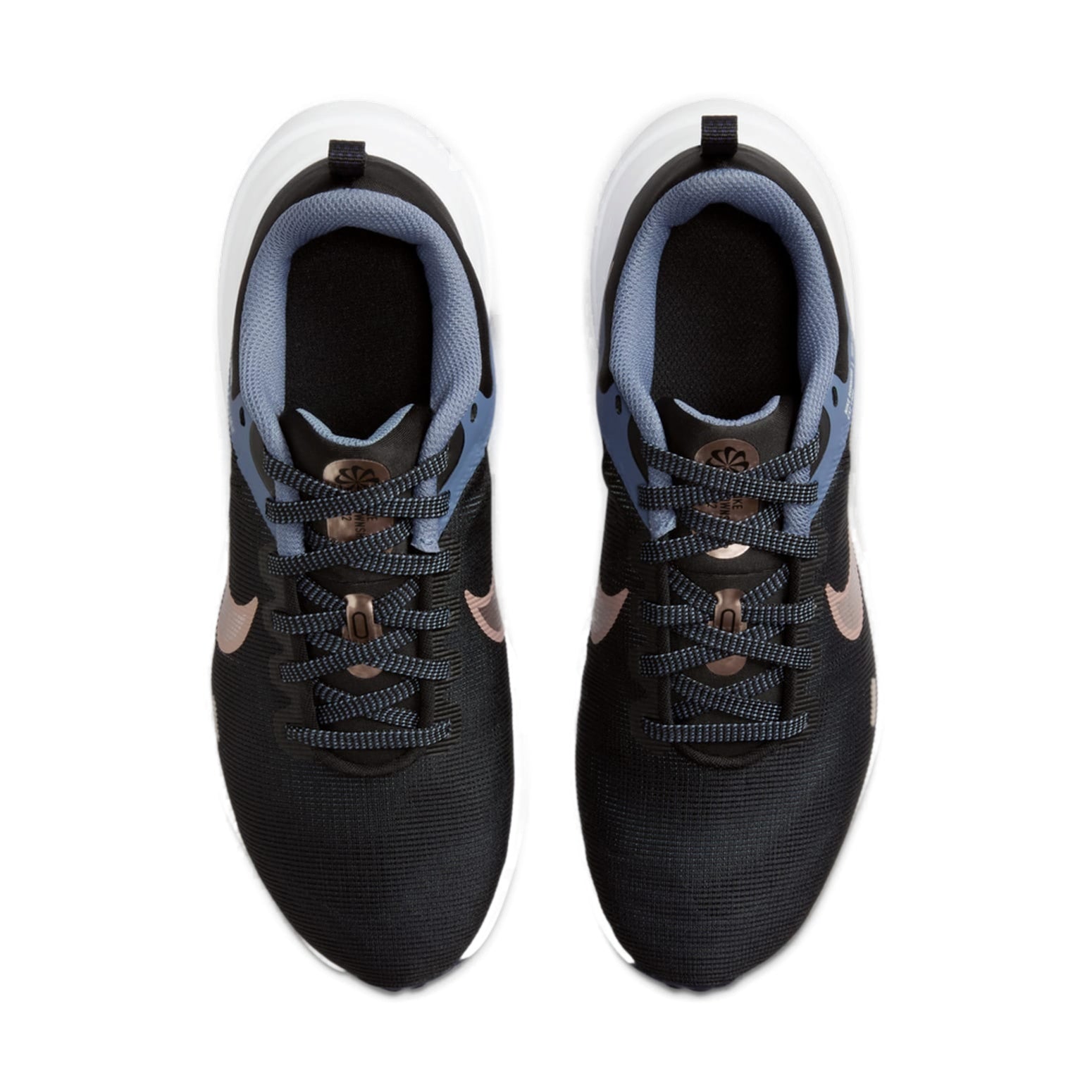 (WMNS) Nike Downshifter 12 'Black Diffuse Blue Bronze' DD9294-010