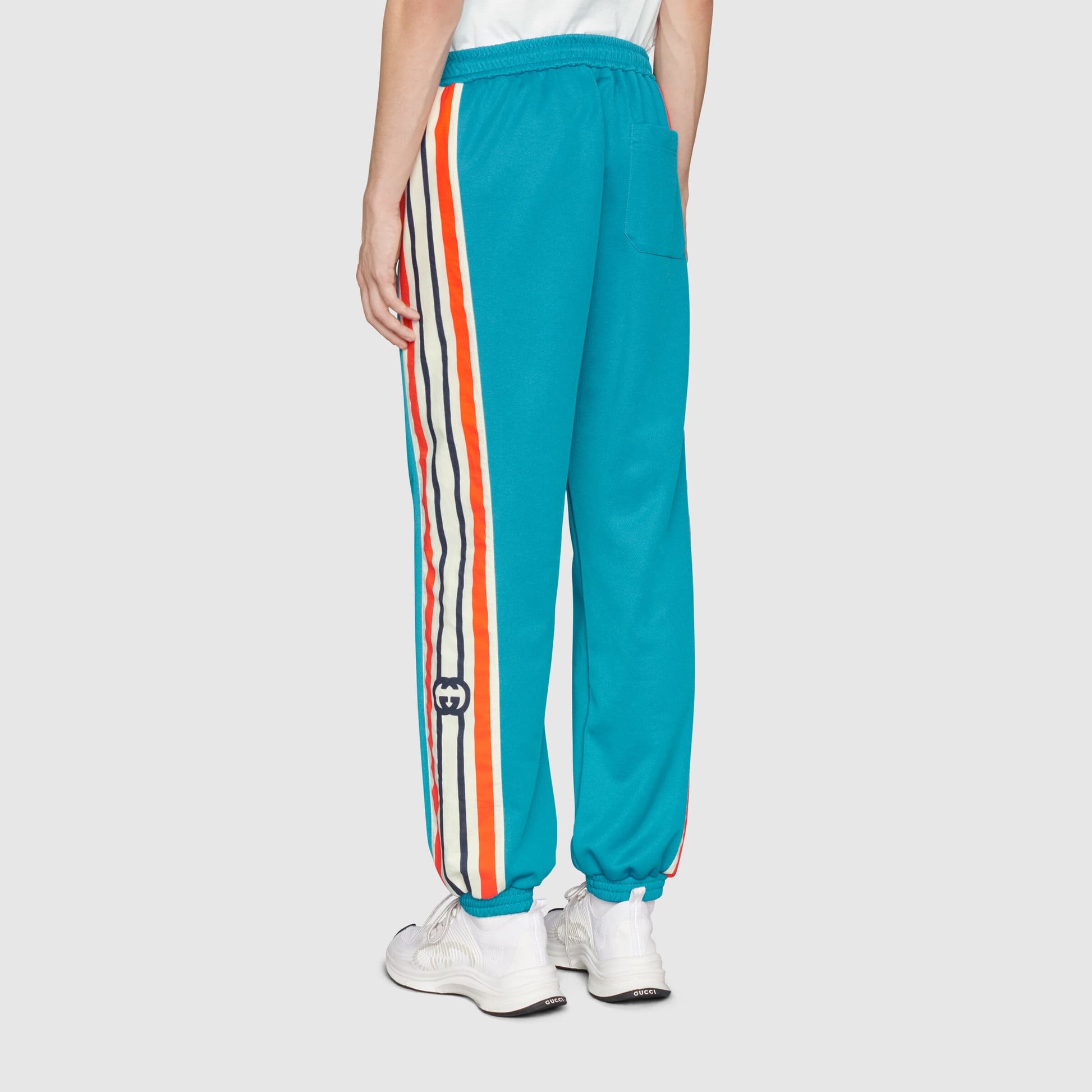 Gucci Interlocking G Jogging Pant 'Bright Zircon Ivory Orange' 674246-XJDU1-4628
