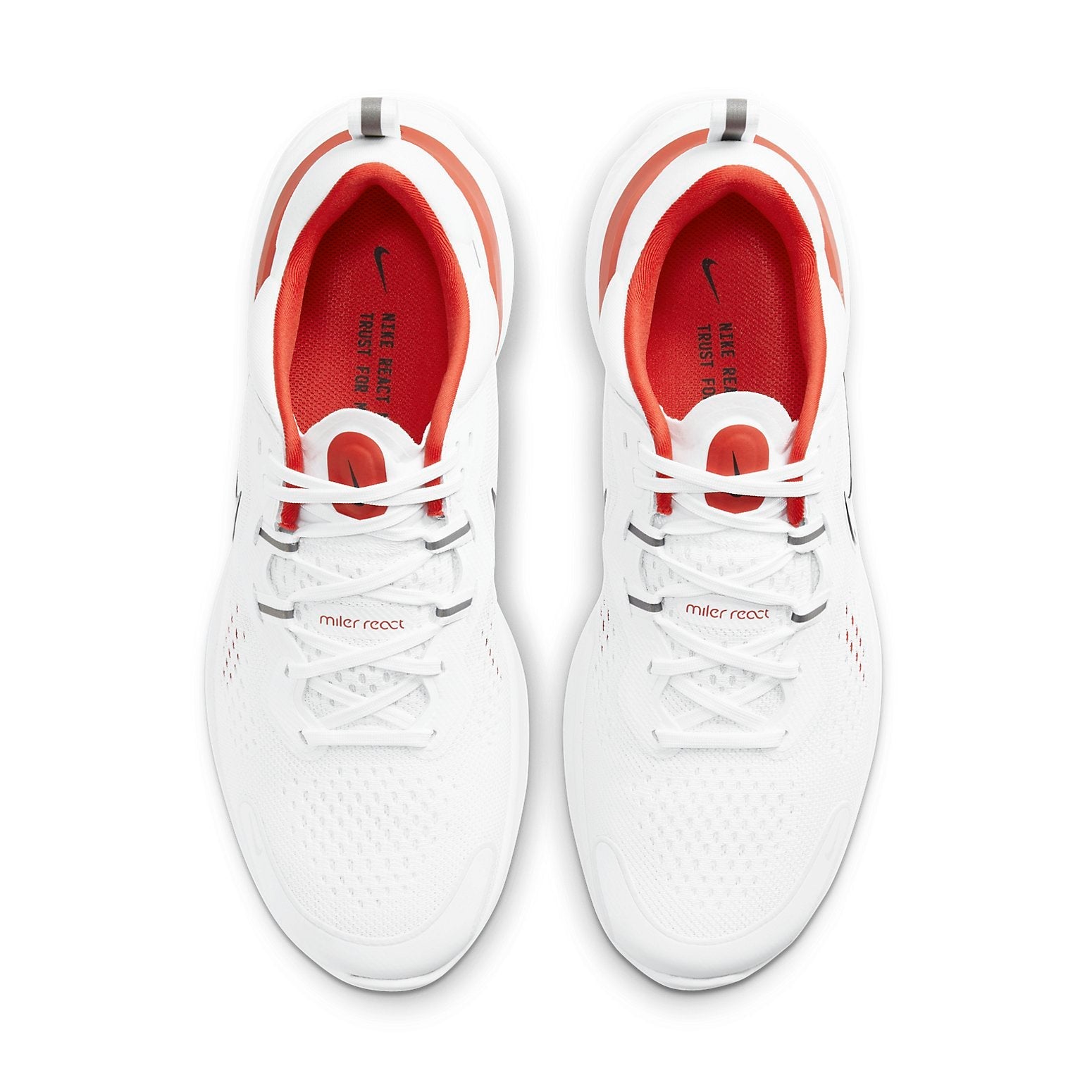 Nike React Miler 2 'White Black Chile Red' CW7121-100