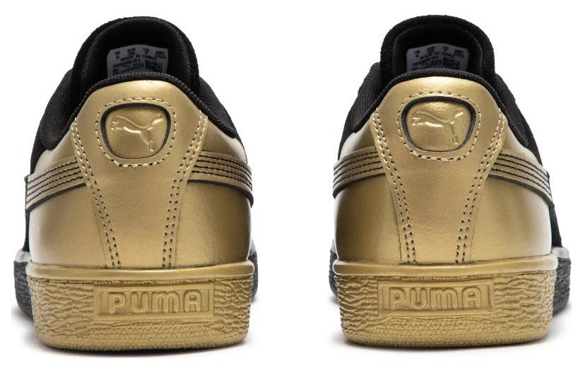 PUMA Suede Dance Crew 'Black Gold Metallic' 398306-01