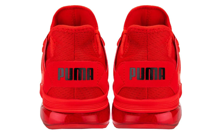 PUMA Electron Street Eng Mesh Low Top Running Shoes Red 369124-07