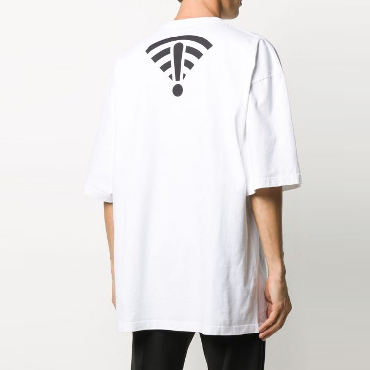 Balenciaga Arrow Wifi T-Shirt 'White' 641614TJV889040