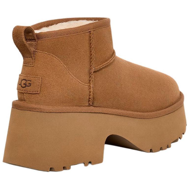 (WMNS) UGG Classic Ultra Mini New Heights 'Chestnut' 1158311-CHE