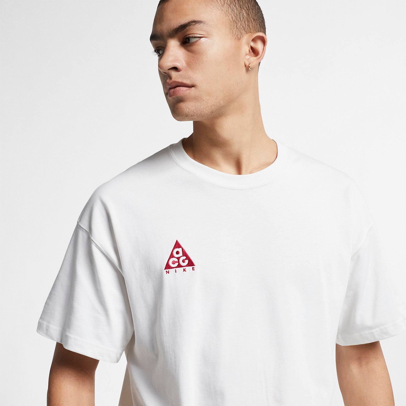 NikeLab ACG T-Shirt 'Summit White Rush Pink' BQ7343-121