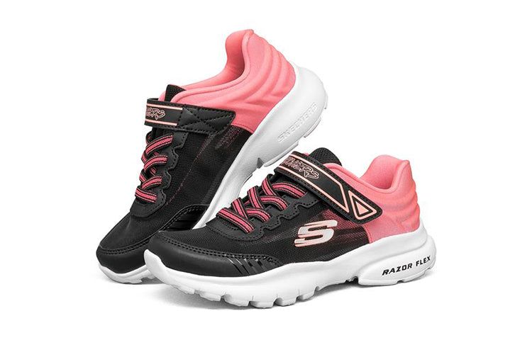 (GS) Skechers Razor Flex 'Black Pink White' 302516L-BKPK