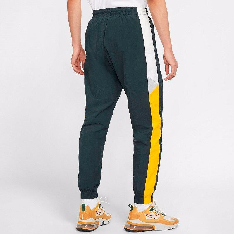 Nike Woven Wrinkled Mesh Sports Long Pants dark grey Green Graygreen CJ5485-364