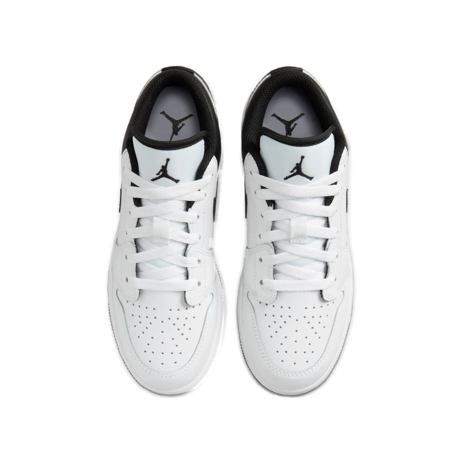 (GS) Air Jordan 1 Low 'White Black' 553560-132