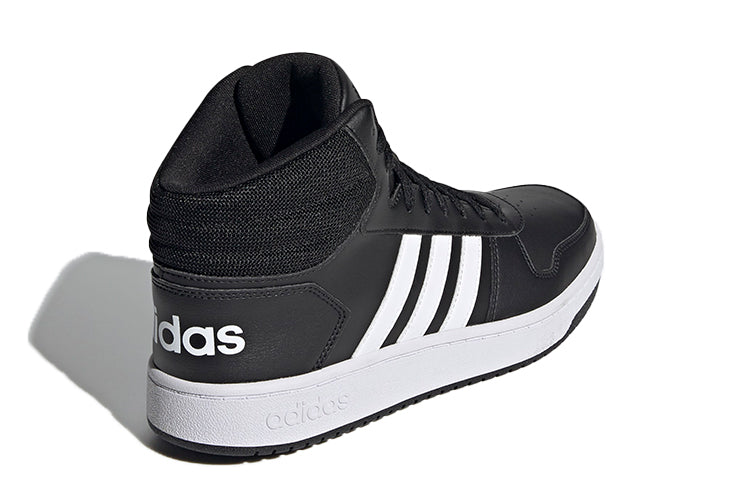 adidas Hoops 2.0 Mid 'Black White' FY8618