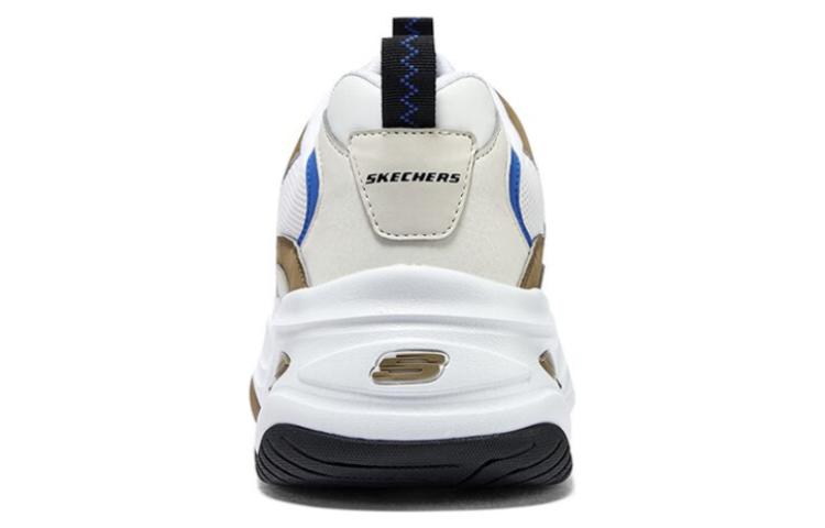 Skechers D'LITES 4.0 'White Brown Blue' 894194-WBRN