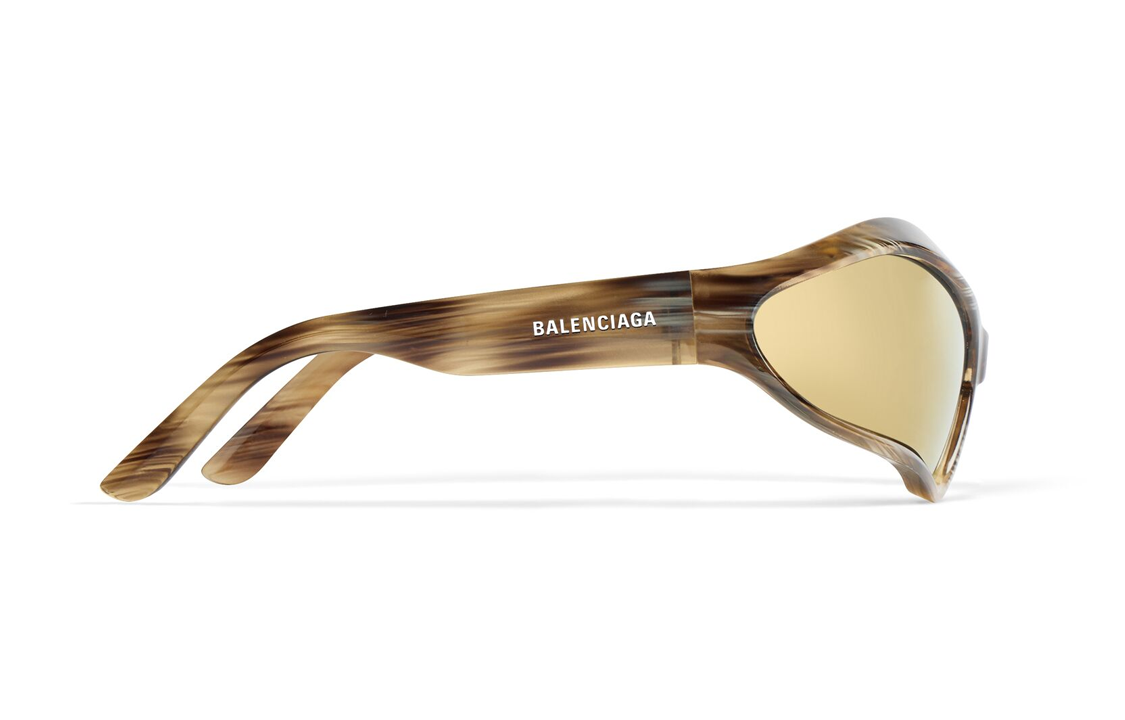 (WMNS) Balenciaga Fennec Oval Sunglasses 'Bronze' 768054T00072681