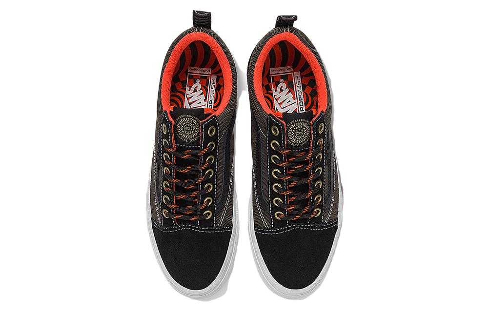 Vans Old Skool x Spitfire Skate Shoes 'Black Red Flame' VN0A5FCBBFM
