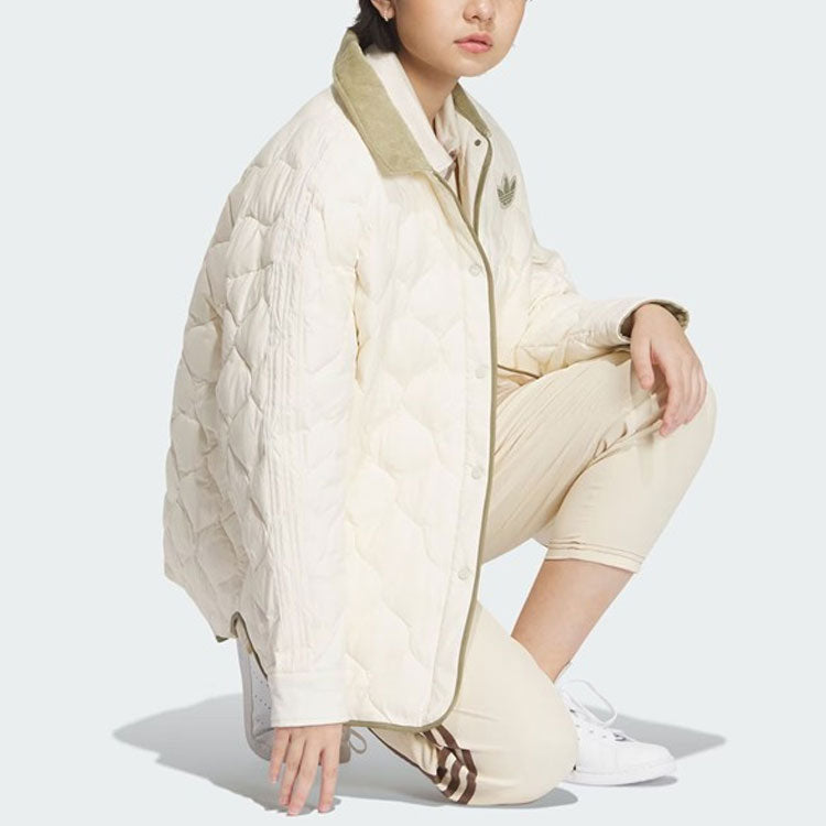 (WMNS) adidas Originals LW Mid Down Jacket 'White' IN0979