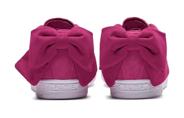 (WMNS) PUMA Suede Bow Pink/Purple 366779-03