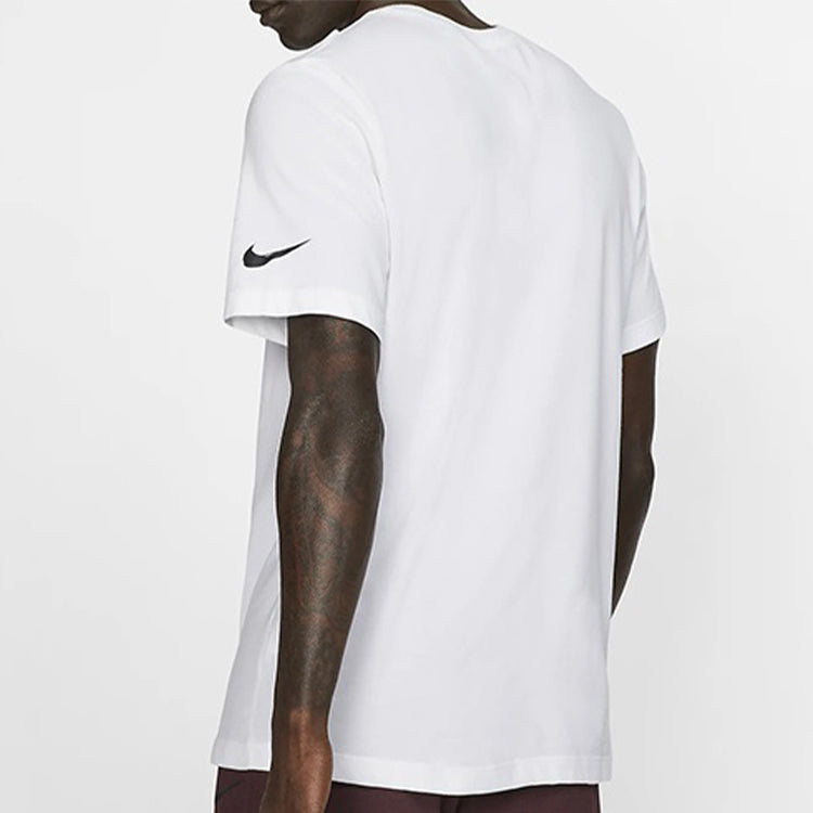 Nike LBJ Dry Tee James Printed TEE Men White BV8316-100