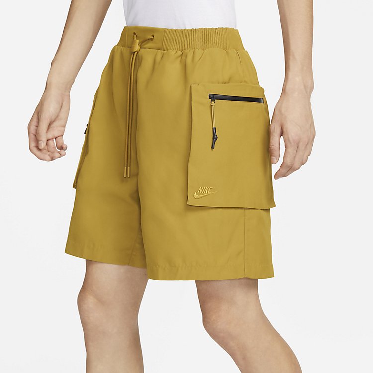 Nike NSW Tech Pack Woven Utility Shorts 'Mustard Yellow' FB7529-716