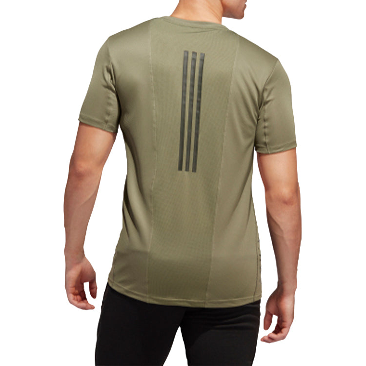adidas Soccer/Football Training Sports Round Neck Short Sleeve Green FM2101