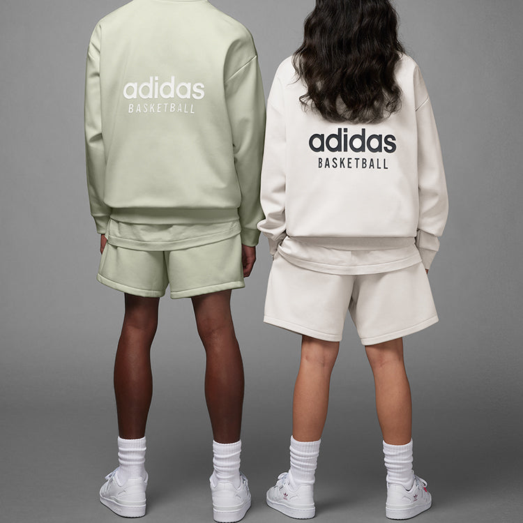 adidas Basketball Crew Sweatshirt 'Halo Green' IA3434