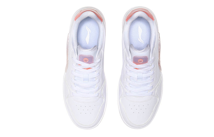 (WMNS) Li-Ning Classic Casual Sneakers 'White Purple' AGCP362-1