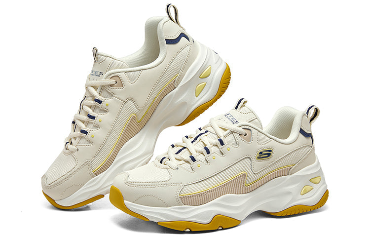 Skechers D'Lites 4.0 Shoes 'Beige Yellow' 894286-NTOR