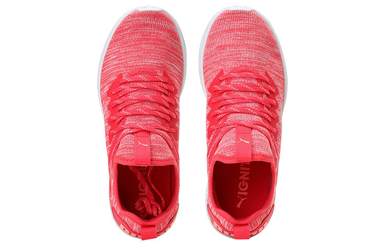 (WMNS) PUMA Ignite Flash Evoknit 'Red White' 190511-03