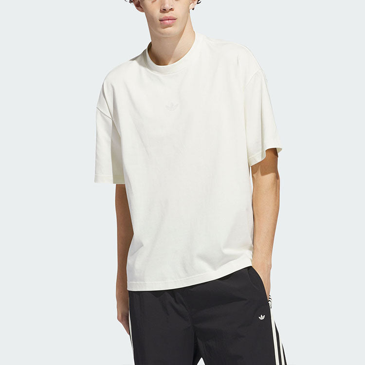 adidas Basketball Classic T-shirt Asia Sizing 'Ivory' IR6383