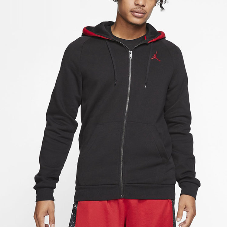 Air Jordan Sports Casual Hooded Jacket Black BQ5650-010