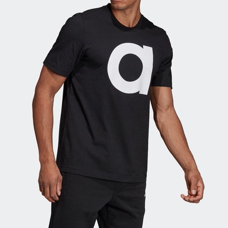 adidas Training Pullover Round Neck Short Sleeve Black DU0428