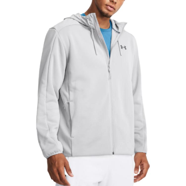 Under Armour Essentials Swacket Hoodie Jacket 'Grey' 1378824-011