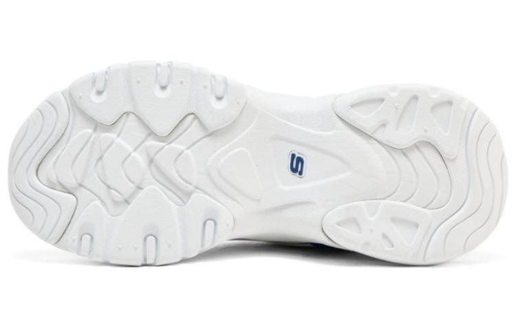 (WMNS) Skechers DLites 3-High Alert Shoes 'White Blue' 896254-WBLP