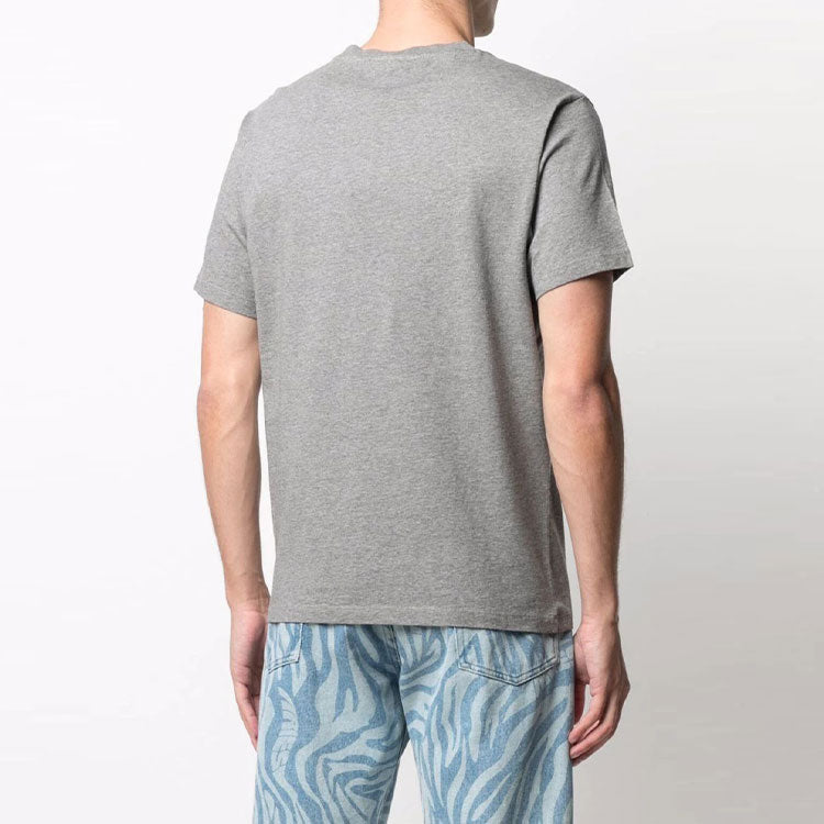 Men's KENZO Printing Round Neck Short Sleeve Gray FB65TS0204YA-95