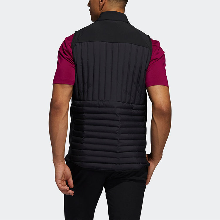adidas Frstgrd Vest Golf Sports Training Stand Collar Down Vest Black FQ8461