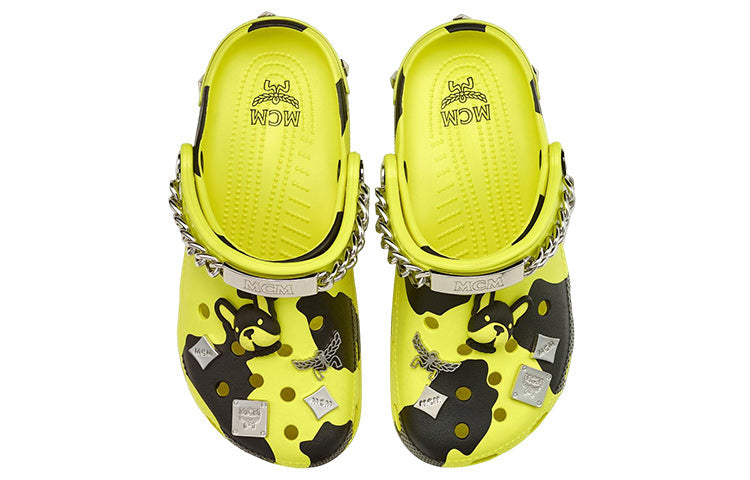 Crocs x MCM Camouflage Print Clogs 'Neon Yellow' MEXCSMM27YN