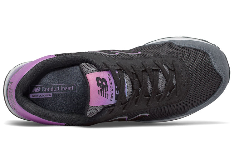 (WMNS) New Balance 515 Series 'Black Purple' WL515OVD