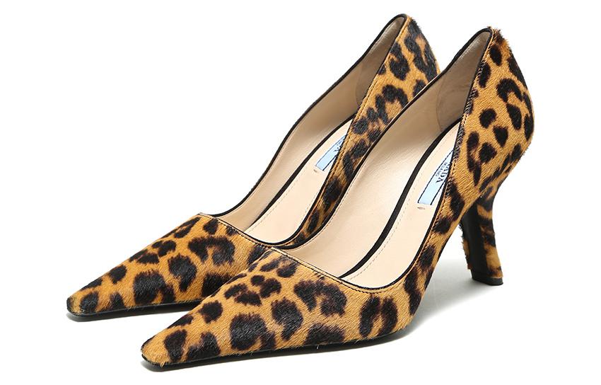 (WMNS) PRADA Satin Pumps 'Leopard' 1I718L_F9C_F0151_F_090