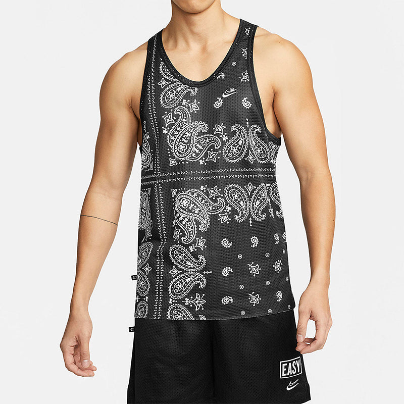 Nike Dri-fit Casual Breathable cashew Sleeveless Vest Black DH7372-010