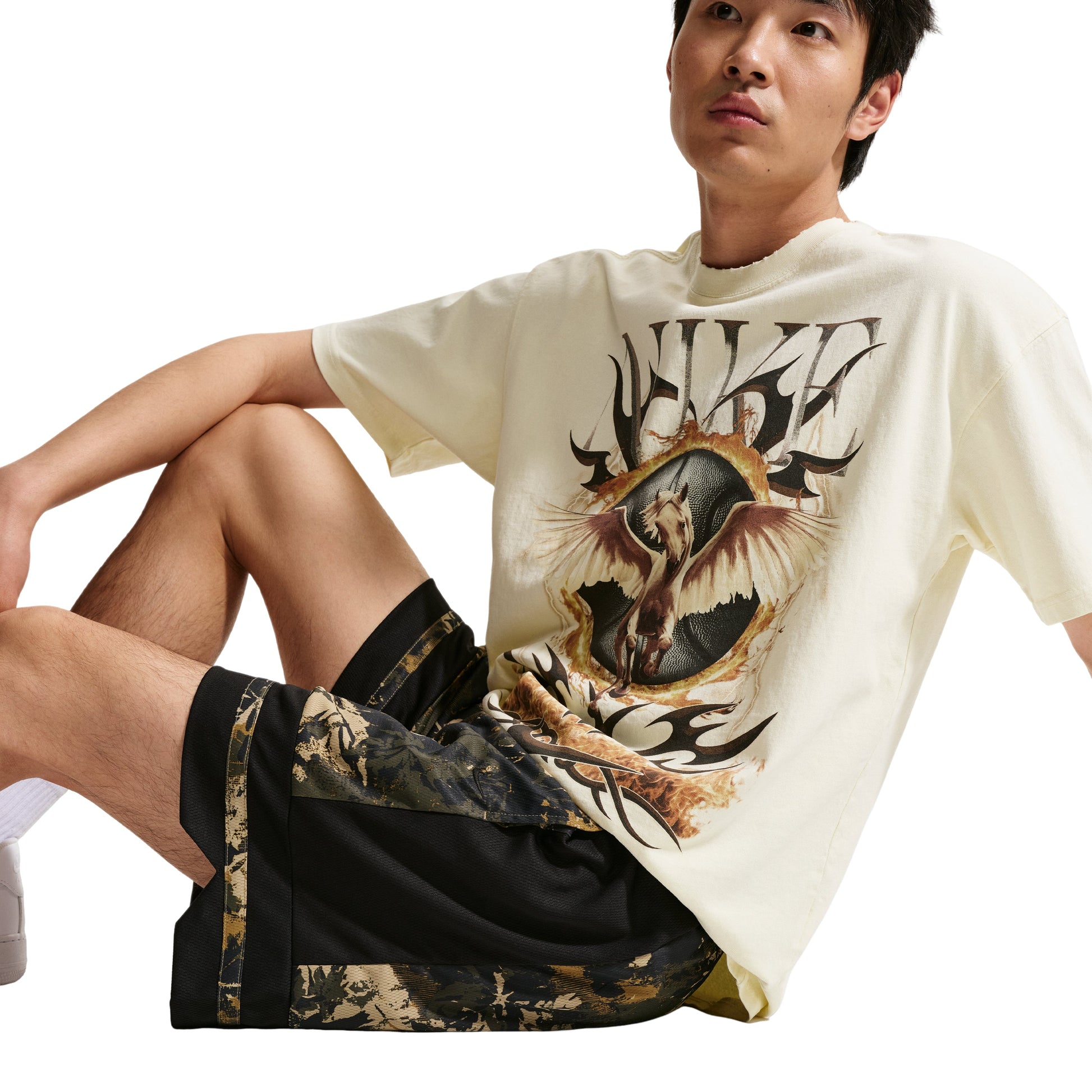 Nike Classic Dri-FIT 21cm Shorts 'Parachute Beige Black' IF2586-297