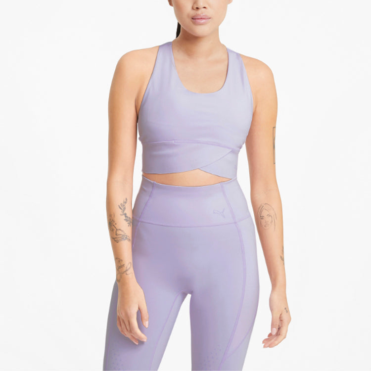 (WMNS) PUMA Forever Luxe EllaVATE Training Bra 'Lila' 520297-16