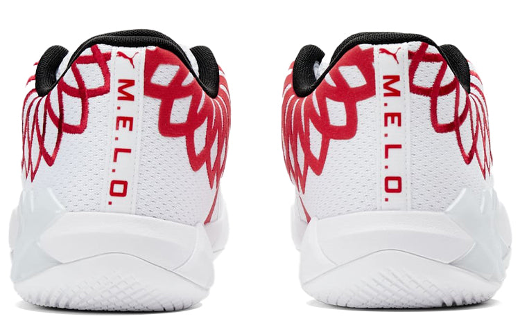 PUMA MB.01 Low LaMelo Ball 'Team Colors - White High Risk Red' 376941-10