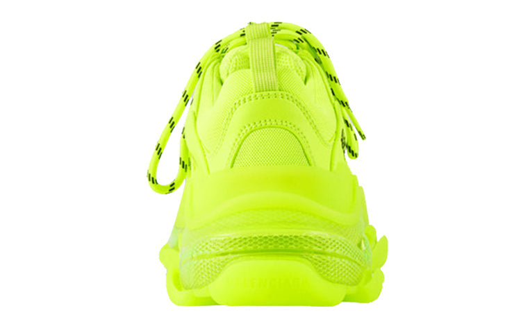 (WMNS) Balenciaga Triple S 'Fluo Yellow' 544351W2FF17320