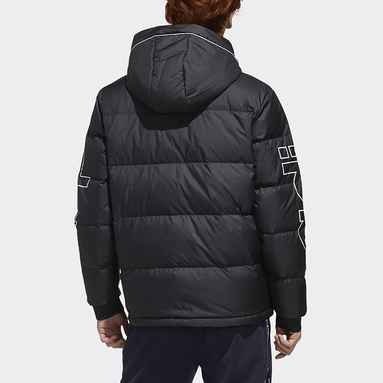 adidas neo Athleisure Casual Sports Down Jacket Black GJ8803