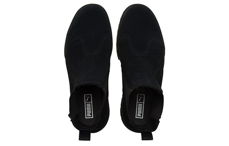 (WMNS) PUMA Mayze Chelsea Suede 'Triple Black' 382829-01