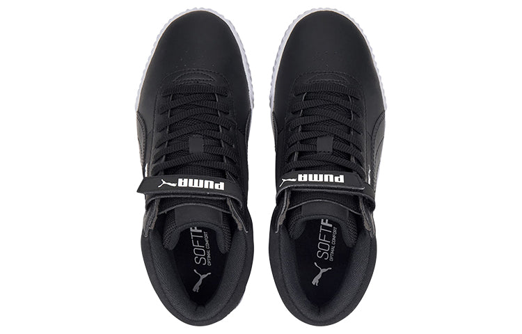 (WMNS) PUMA Carina Mid Black/White Mid Board Shoes 373233-05